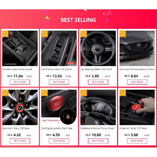 Aluminum Alloy 100 Years Corporation Side Fender Wheel Hub Cover Emblem Sticker for Mazda 3 Axela BP CX-30 Accessories 2020-2023
