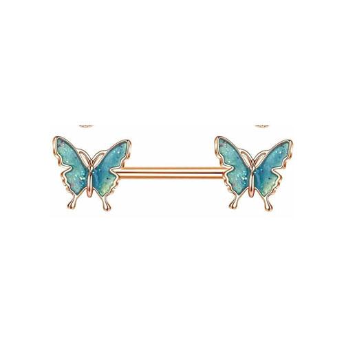 Bobisty Nipple Piercing Jewelry Stainless Surgical Steel Tongue Rings Ball Heart Butterfly Belly Barbell Body Jewelry for Women