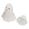 2 ks Noční světlo duch Roztomilá vtipná keramická svítící figurka ducha pro sváteční domácí dekoraci