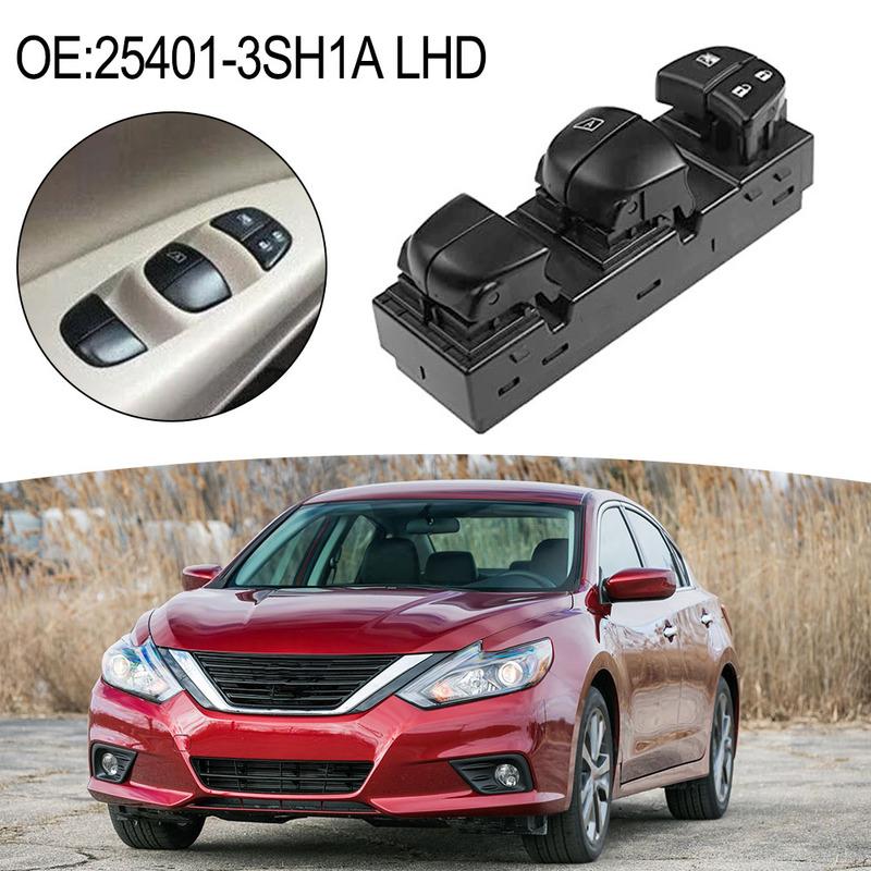 Auto Window Control Window Switch Car Repair Vehicle Maintenance Black Power Window Switch Single Auto Function