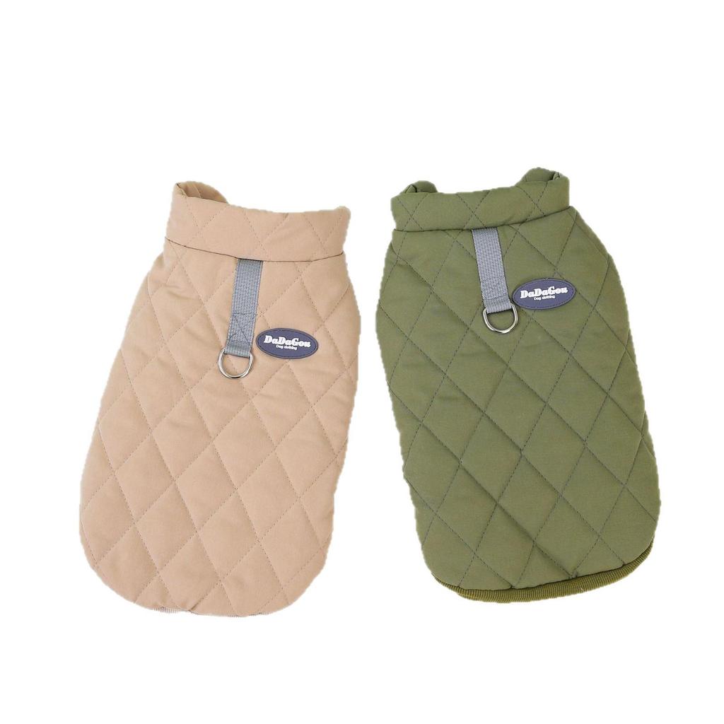 Corgi Dackel Argyle Baumwollmantel: Herbst/Winter Kurzbeinige Hundebekleidung