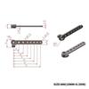 Lightweight 25T Extended Servo Arm Corrosion Resistant Aluminum Actuator Arm Easy to Use for Airplanes Enthusiasts