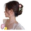 Metal Tulip Hair Claw Clip for Women Hair Accessories Flower Crab Clamp Hairpin Hair Crab Hairs Accessoriy Headwear Jewelry