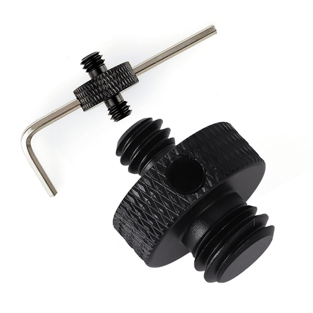 1/4 Inch To 3/8 Inch Male Thrded Screw Mount Adapter for Tripod Camera Cage   Hd