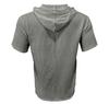 Men's Trendy Hooded Short-Sleeve Casual Sweatshirt