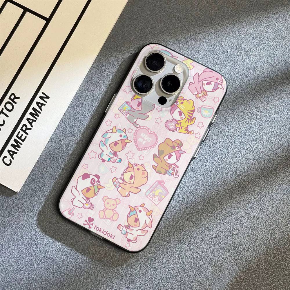 Fashion Brand T-Tokidoki For IPhone 17 16 15 14 13 12 11 Pro Max Plus Pro Clear Phone Cover Non-Slip Shell