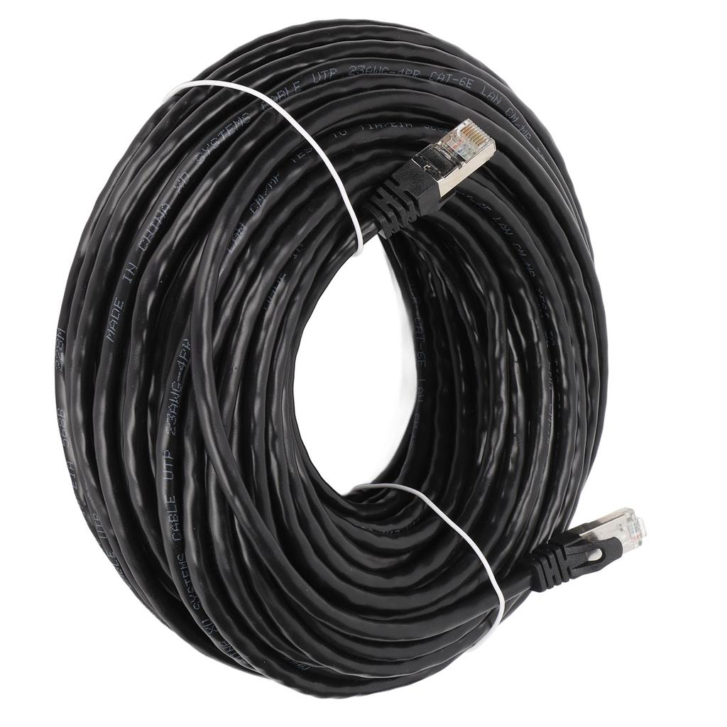 Cat 6 Ethernet Cable EMI Protection Low Return Loss 10Gbps High Speed RJ 45 Connector Internet Cord for PC 30 meters