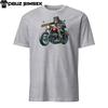 Skeleton On Motorcycle Unisex T-Shirt | Cool Biker Graphic Tee