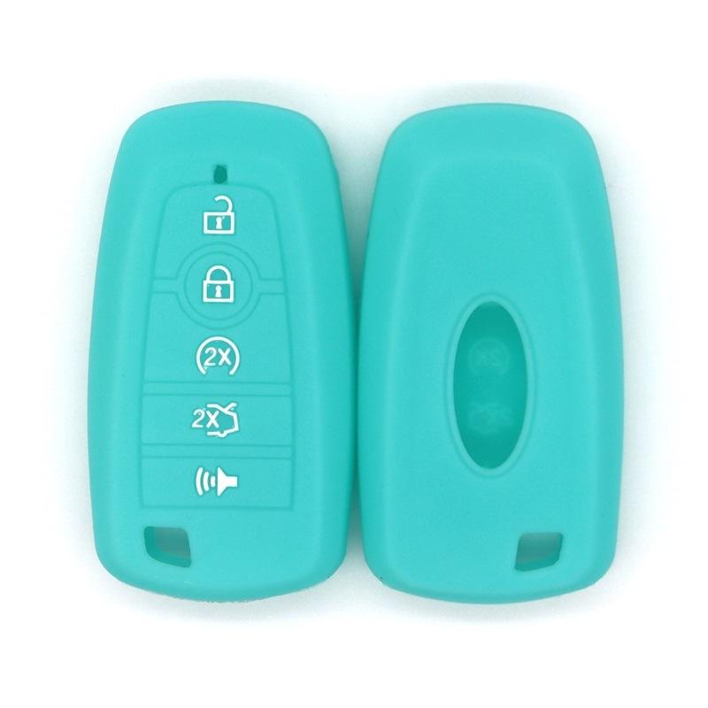 Drop-proof key cover, suitable for Ford Explorer Lima Sports Raptor F150 modified silicone key bag, with high cost performance