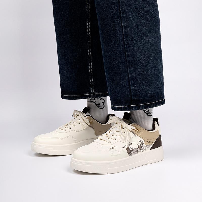 Global Little White Shoes Men's Spring Men's Shoes Trend Versatile Platform Sports Men's Casual Board Shoes ZHQ5677