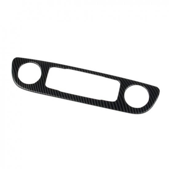 Carbon Fiber Style Center Control A/C Adjustment Panel Trim for GMC Terrain