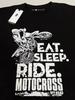 Black Motocross T-shirt