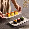 Elegant Ceramic Rectangular Serving Plate