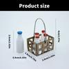 5pcs Miniature Milk Bottles Set for Dollhouse Kitchen Dining Room and Restaurant Scene Display Decors 1/12 Scale
