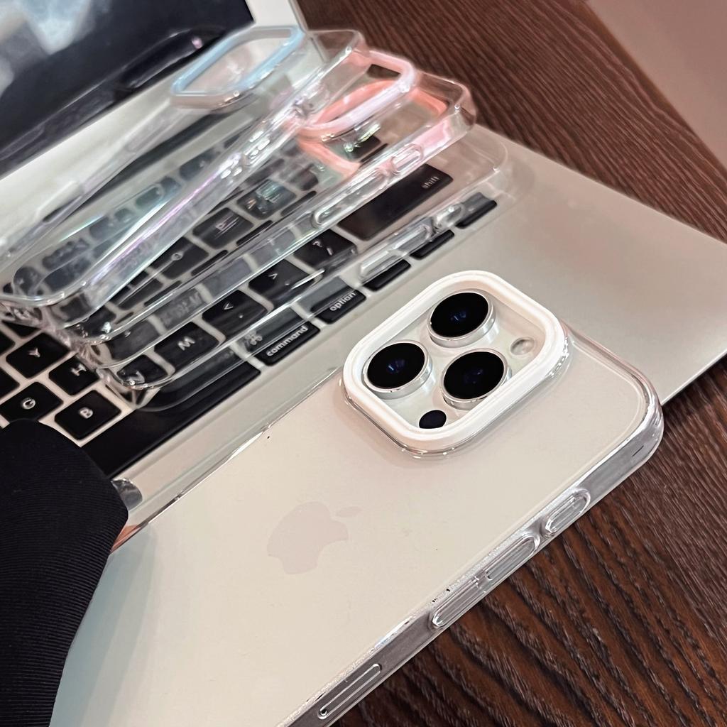 Simple and Transparent Phone Case for IPhone 15 Ultra-thin Protective Case 16e for Apple 12promax Case Hard and Trendy
