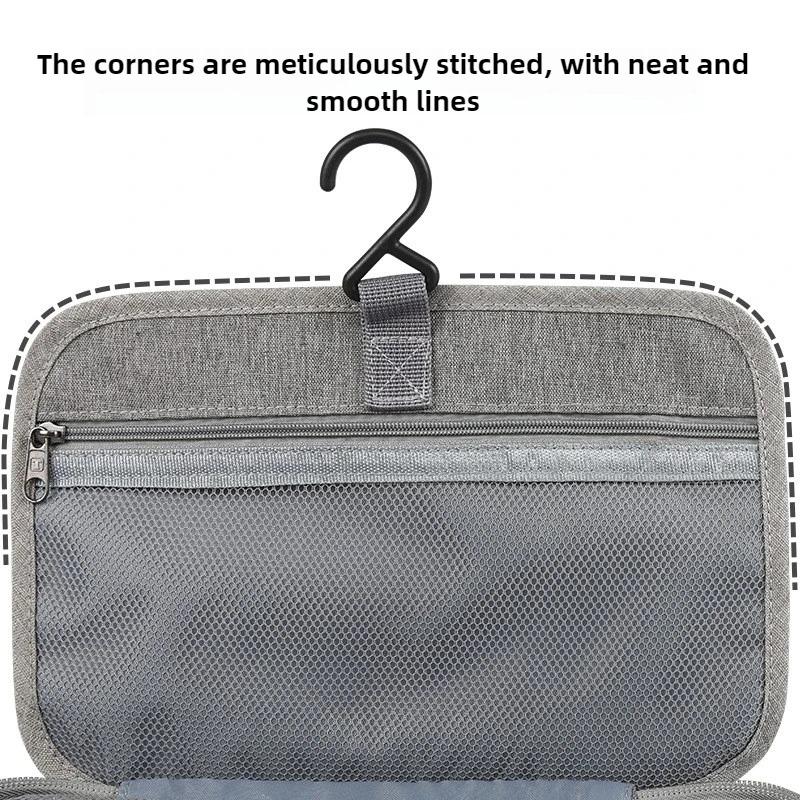 Travel Hanging Toiletry Bag Waterproof Folding Dry and Wet Separation Toiletry Bag Makeup Cosmetic Razor Storage Organizer Case