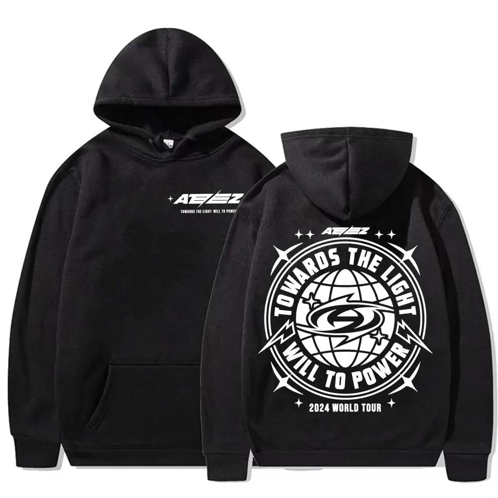 2025 Fashion Versatile Printed Casual Cotton Men's Hoodie Comfortable Street Vintage Loose Hoodie Unisex Autumn and Winter