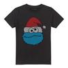 Sesame Street Unisex Adult Cookie Monster Christmas T-Shirt