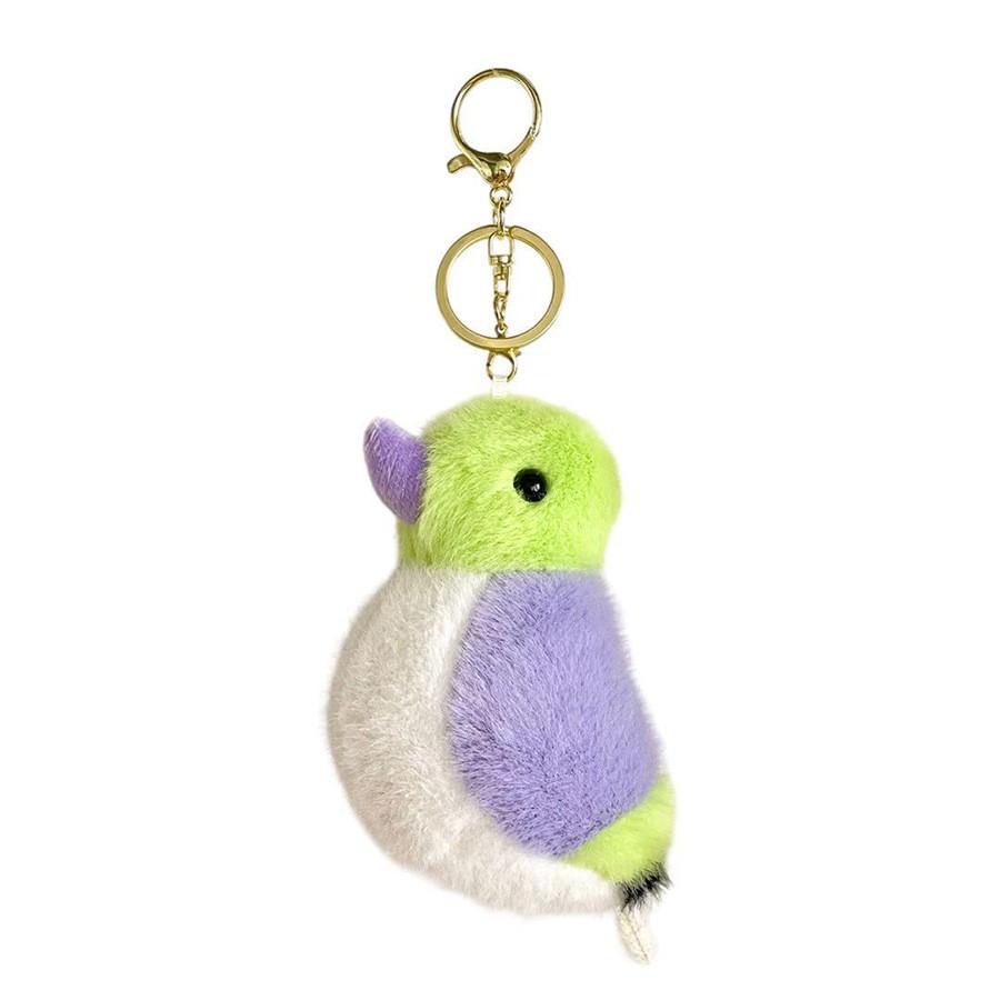 Simulated Parrot Plush Doll With Cotton Filling For Kids Backpack Accessories