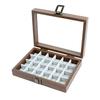 Large Capacity Walnut Jewelry Storage and Display Box