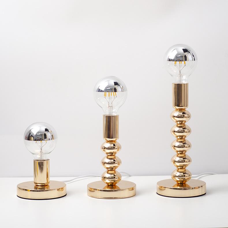 Retro Nordic LED Desk Lamp for Bedroom Bedside Bar Korean Ins Style Table Lamps  Decor Vintage Night Light Plug in Bauhaus Lamps