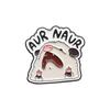 Cute Cartoon Ghost Brooch Anime Movie TV Peripheral Fun Badge Character Decoration Pin Accessory for Clothes Bags