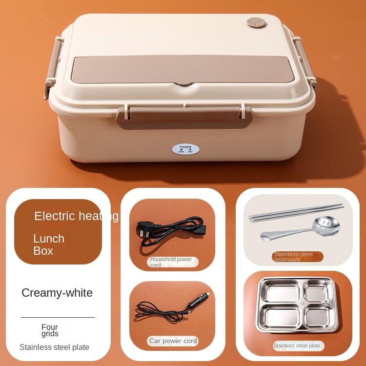 110V 12V 24V/220V 12V 24V Domácí a auto elektrický ohřívací box na oběd Plastový/nerezový vnitřek Přenosný rýžovar