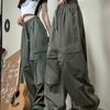 Fashion Casual Streetwear Woman Cargo Pants Wide Leg Pants Women High Waist Plus Size Y2K Trendy Loose Straight Office Lady Trousers