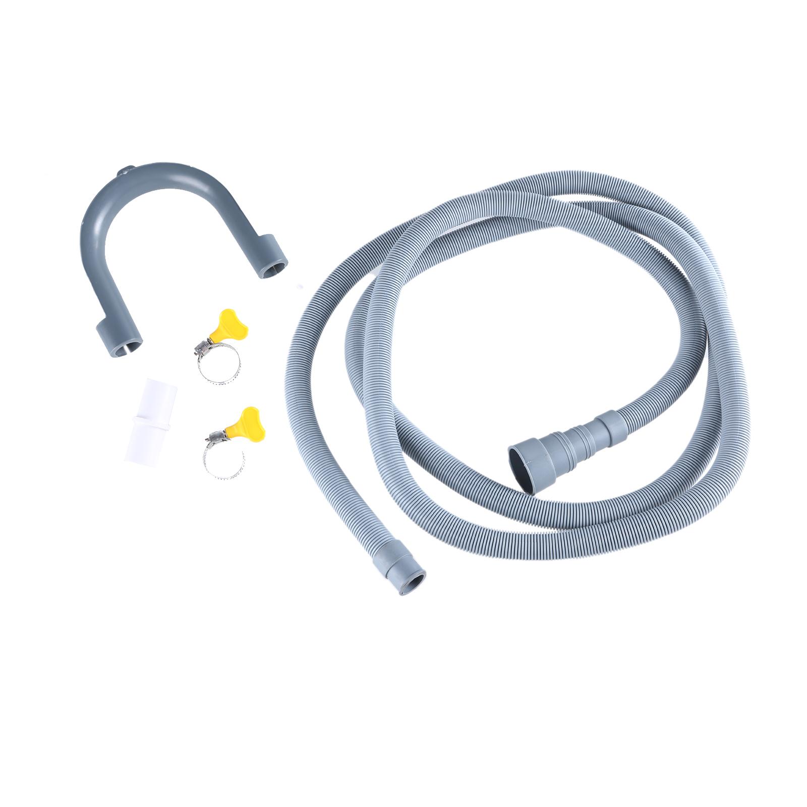 

Полный сантехнический набор со сливными трубами, фитингами, кронштейном и хомутами. Многоцелевой сливной набор для универсальной установки. S3