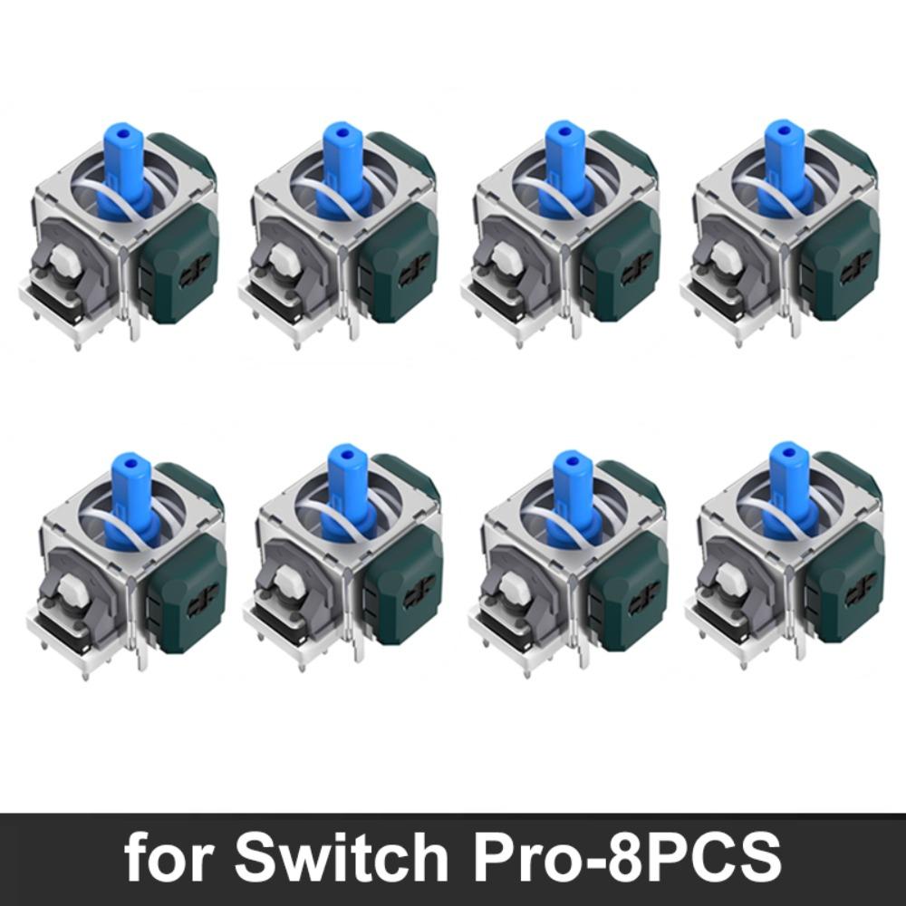4/8PCS HALLPI Anti-Drift ThumbStick Rocker Replacement for PS5/PS4/Xbox/Switch Pro Controller