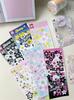 MINKYS New Arrival 4PCS 6PCS 8PCS Full Set Kawaii Photocards Decorative Stickers DIY Scrapbook Stickers Confetti Sticker