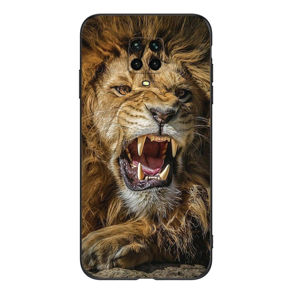 Für Xiaomi Redmi Note 9S 9pro 6,67 Zoll Hülle Für Redmi Note 9 Pro Note9S Note9Pro schwarze TPU Hülle Löwe Wolf Tiger Drache
