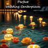 16-Pack Water Floating Flameless Waterproof Led Candle Lamp Flashing Romantic Wedding Decorations Water Float Swimming Pool