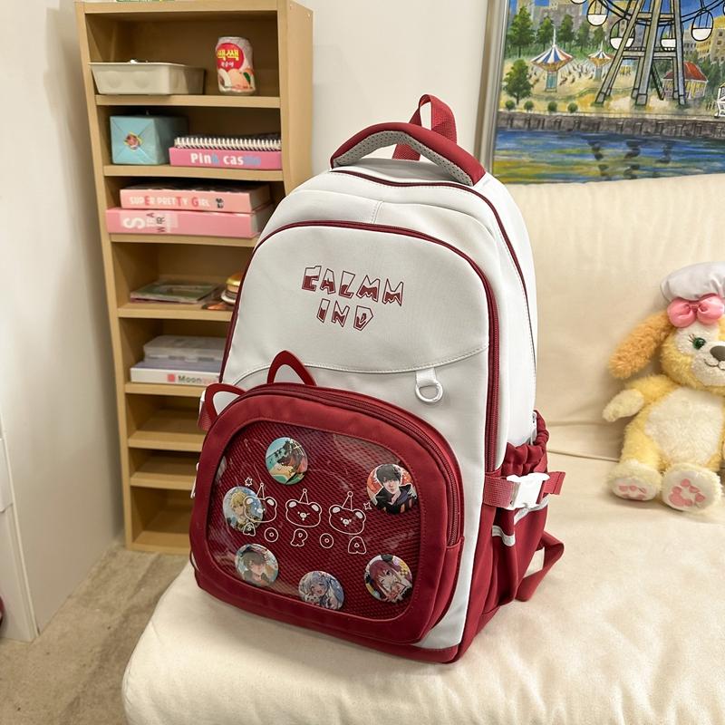 Large Capacity Schoolbag Women's Backpack Middle School Student Backpack
