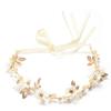 Elegant Floral Hair Accessories Bride Flower Hairband Crystal Daisy Headwear Crown Headband