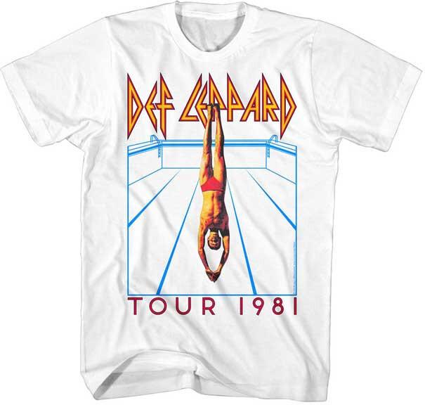 Def Leppard High N Dry Tour 1981 Men T Shirt Rock Music Band Merch XL