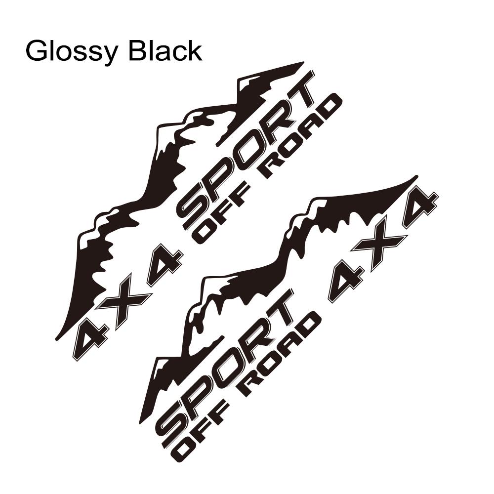 

Universal Pickup Car Side Stickers Various Sizes 4x4 Sport Off Road Mountain Styling Vinyl Decor Decal Auto Tuning Accessories 65CM x 20CM
