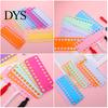 Craft Thread Management Tool 10Pcs Plastic Winding Board, 10 Colors Embroidery Floss Organizer, Cross Beginners Accessories Stitch Holder Bobbin