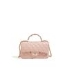 Leather and Cowhide Handbag, One Shoulder Crossbody Women's Bag, Diamond Grid Chain Bag, Versatile, Light Luxury Commuting Women's Bag