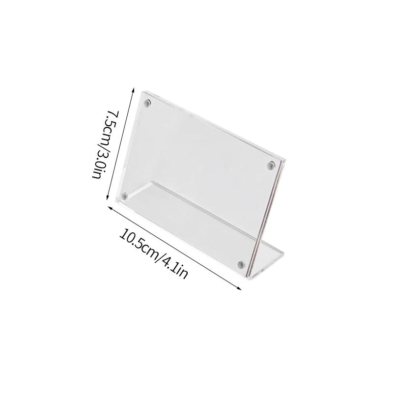 Acrylic Photo Frame Transparent Magnetic Picture Frame Kpop Photocard Holder Cadre Photo Idol Card Display Stand Room Decor