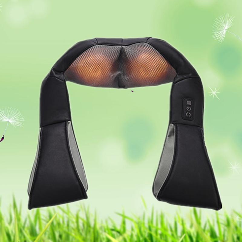 

Масажний шаль для розминання Електричний гарячий компрес Масажер для плечей та шиї Багатофункціональний масажний шаль для автомобіля та дому Small