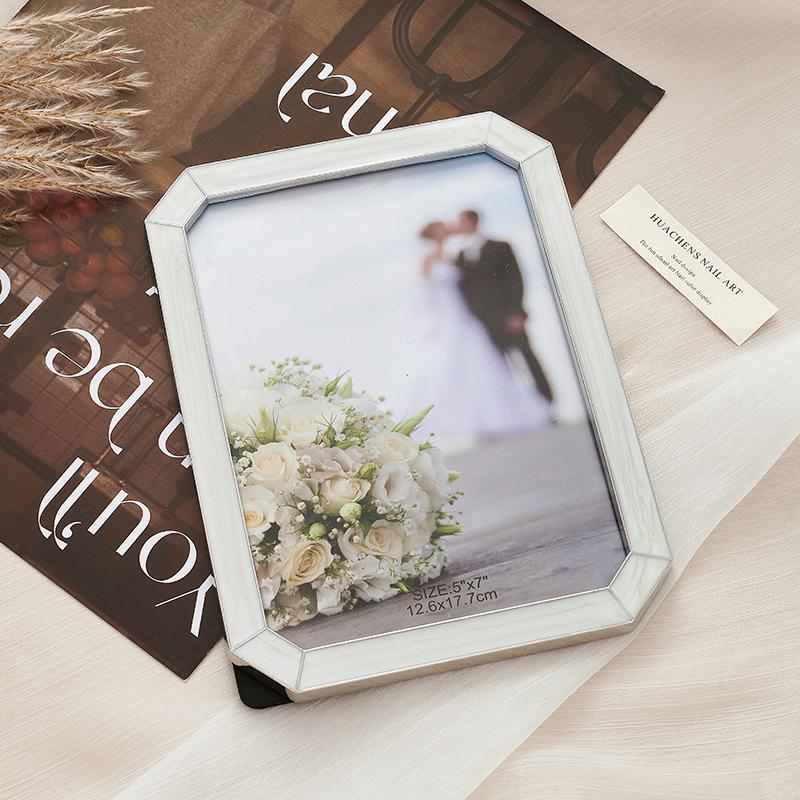 Elegant Korean-Style Zinc Alloy Photo Frame