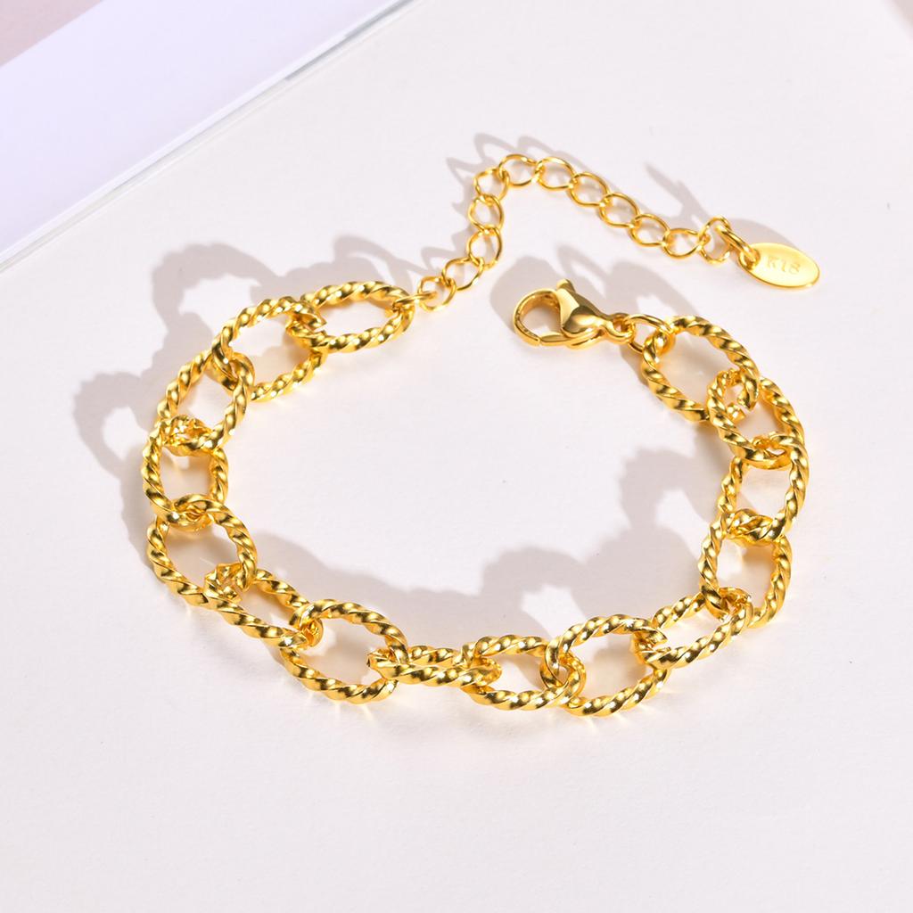 Extension Chain Stainless Steel Bracelet Ab Model, Chain White Rectangular Brand Gold Box Chain