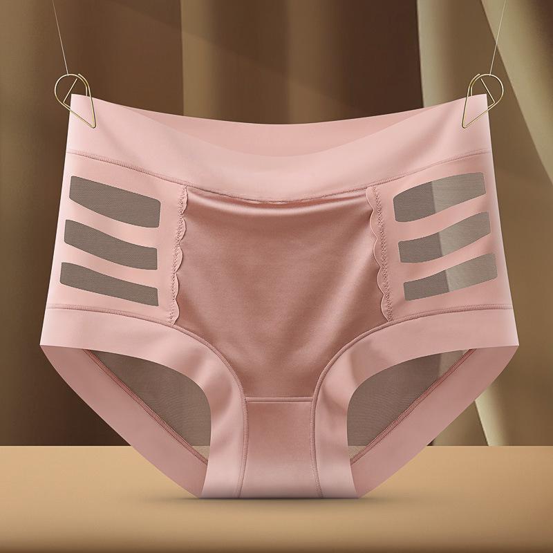 Luxury Satin Hollow-Out Women's Underwear, 10A Grade Mulberry Silk, Antibacterial Crotch, Breathable & Comfortable Fabric.