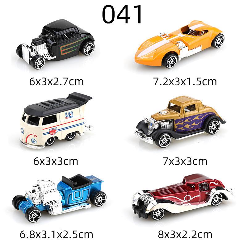 Spielzeug Modell Rennsport Retro Polizeiauto Zubehör 1:64 Legierung Gleitende Flexible Schienen Autos Autos Ingenieurfahrzeuge Kinder