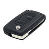 KEYYOU Modified Remote Entry Key Fob Shell Case 2 Buttons For Peugeot 307 107 207 407 Citroen C2 C3 C4 C5