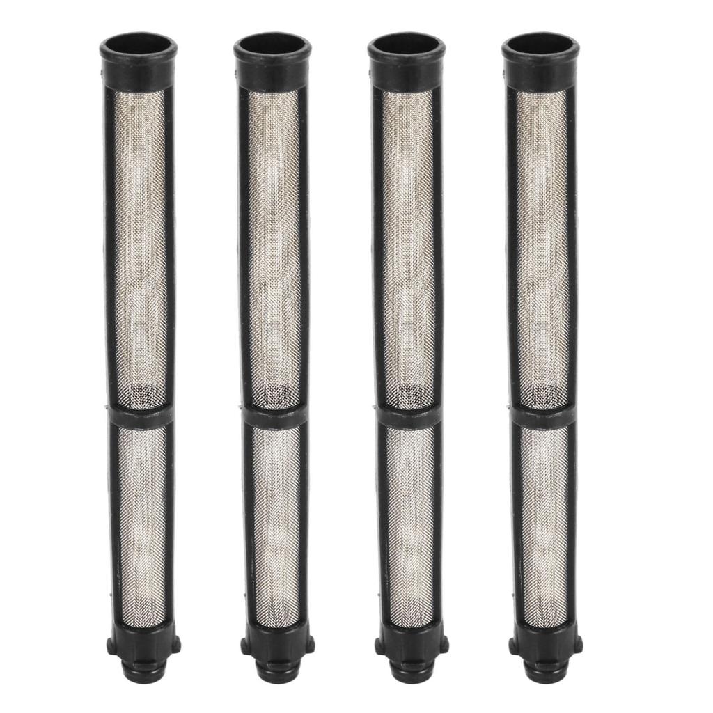 10 Stück Airless Spritzpistolenfilter Aftermarket-Ersatz Hochleistungs-Lackzubehör Schwarz 60