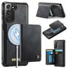 CaseMe Me80 Magnetic RFID Wallet Phone Case For Samsung Galaxy S24 FE 5G, Detachable Multi Card Slot Kickstand Anti-Theft Cover