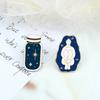 Creative Cartoon Enamel Pins Elegant Girl Blue Wishing Bottle Brooches  Jewelry Long Haired Beauty Star Sky Bag Lapel Badge Gift
