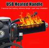 New Motorcycle Battery Car Usb Electric Heating Handlebar Cover Electric Vehicle Winter Electric Heating Warm Handlebar Cover